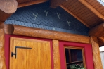 Naturstamm-Gartenhaus 1