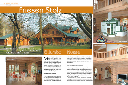 Löffler Naturstammhaus im Blockhome Magazin 2008-01 Seite 1