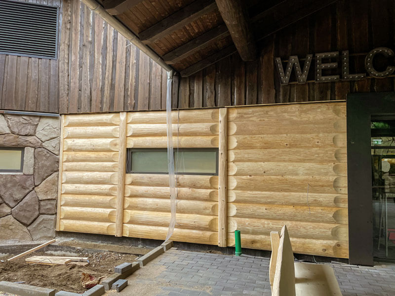 Aufbau Timberjacks Bocholt