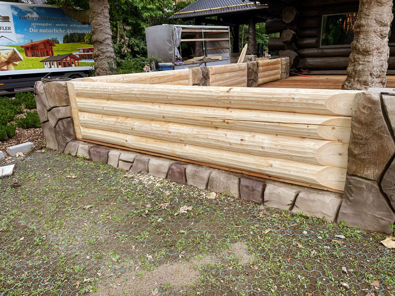 Aufbau Timberjacks Bocholt