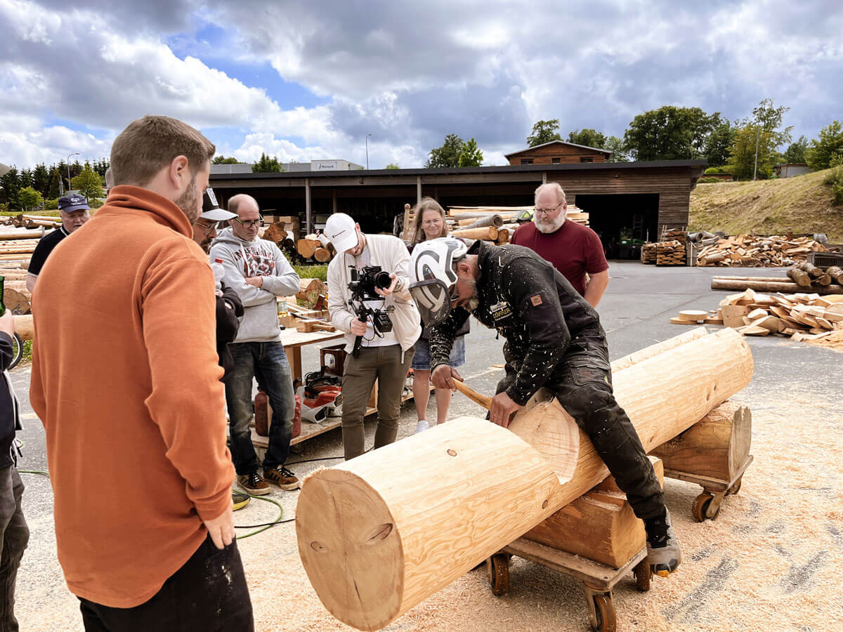 Teamevent mit Timberjacks in Brotterode