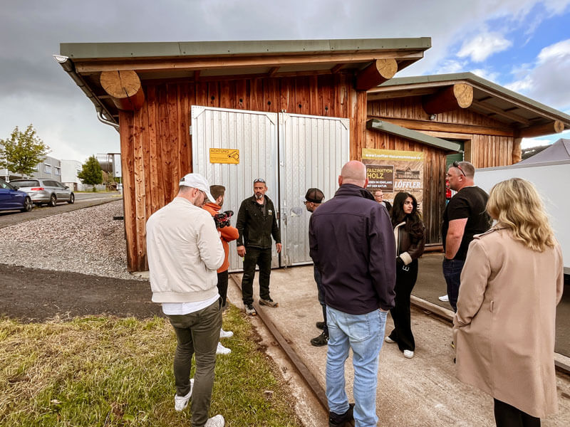 Teamevent mit Timberjacks in Brotterode