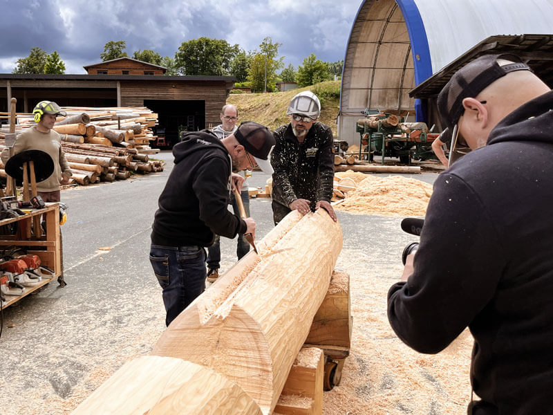 Teamevent mit Timberjacks in Brotterode
