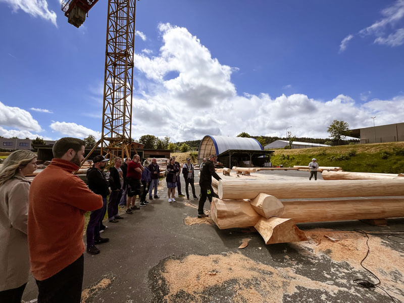Teamevent mit Timberjacks in Brotterode