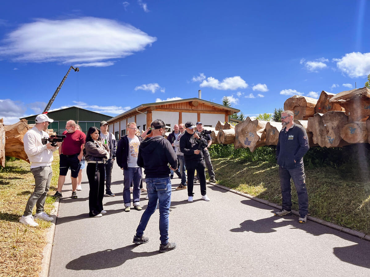 Teamevent mit Timberjacks in Brotterode